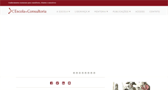 Desktop Screenshot of escoladaconsultoria.com.br