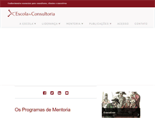 Tablet Screenshot of escoladaconsultoria.com.br